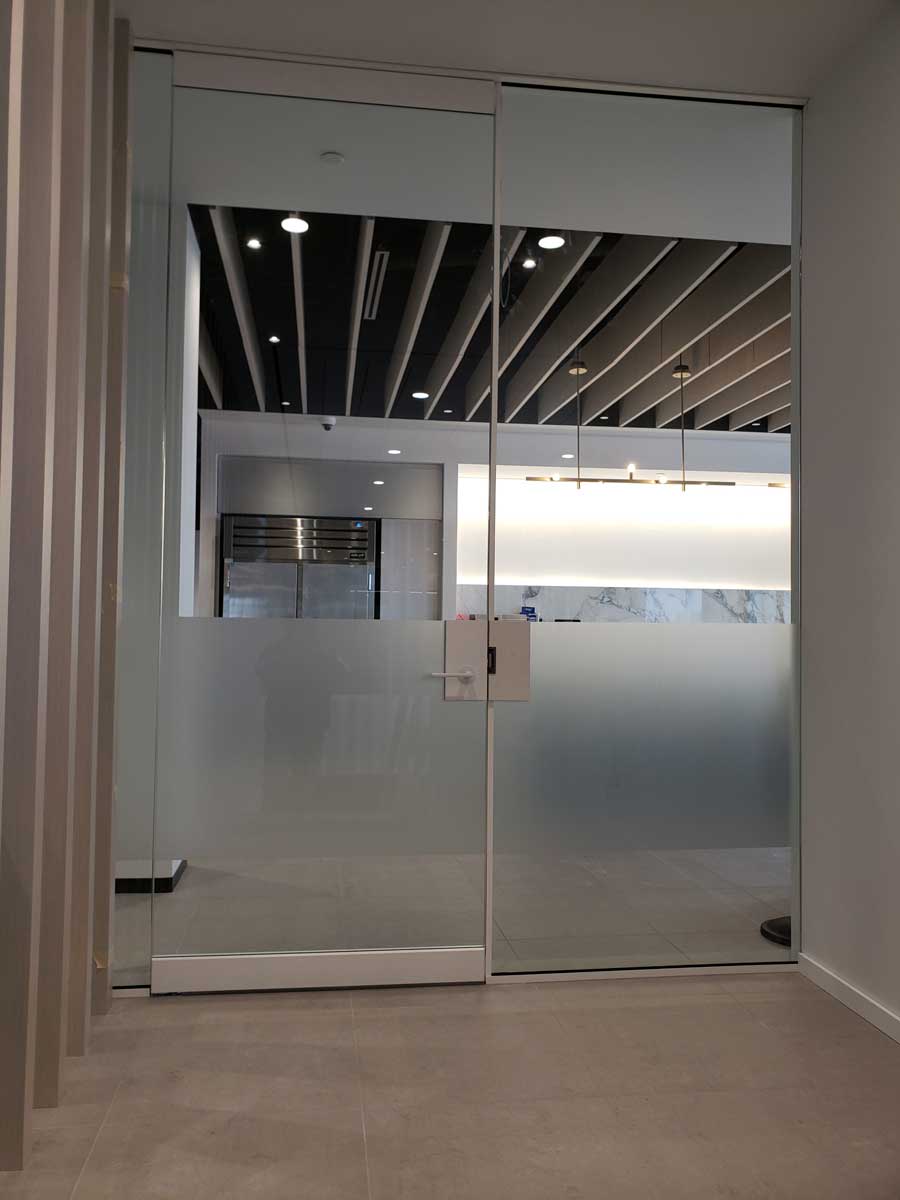 commercial glass interior