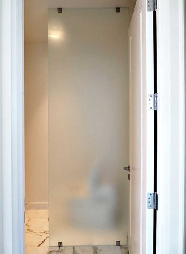 frosted glass