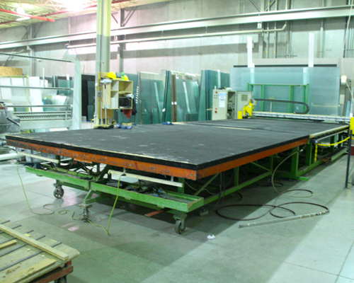 Precision glass clearance cutting